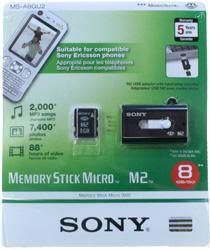 Sony MemoryStick Micro (M2) 8Gb mem�riak�rtya USB olvas�val r�szletes ismertet�s�hez kattintson ide!