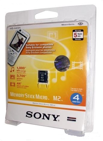  Sony MemoryStick Micro (M2) 4Gb mem�riak�rtya USB olvas�val r�szletes ismertet�s�hez kattintson ide!