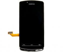 Nokia 700 fekete kijelz rintkperny keret (LCD touch)