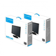 Astrum LM190 Full HD 19,5 LED Monitor be�p�tett hangsz�r�kkal