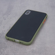 Apple iPhone 7 / 8 Z�ld Szilikon Tok Piros Gombokkal