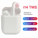 i14 5.0 Tws Mini Sztereo Bluetooth Headset Feh�r