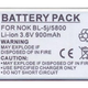 Akkumul�tor 1100 mAh LI-ION (Nokia BL-5J), ut�ngy�rtott