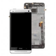 HTC One M7 Mini LCD kijelz�, �rint�vel, ez�st kerettel