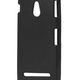 Sony Xperia p fekete szilikon tok