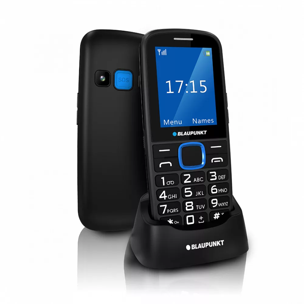 Blaupunkt FS04 Mobiltelefon, Krtyafggetlen, Fekete-kk