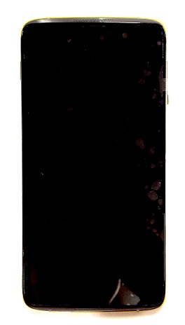 Alcatel OT-6055 Idol 4 LCD Kijelz�+�rint� + Fekete-sz�rke keret