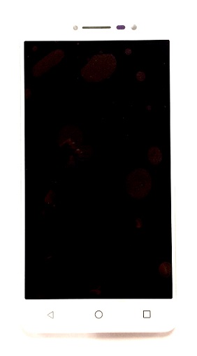 Alcatel OT-9008 A3 XL LCD Kijelz�+�rint�k�perny� Feh�r Kerettel