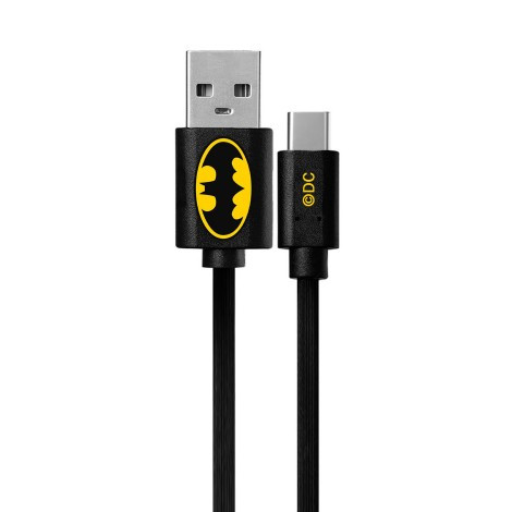 USB K�bel DC - Batman Apple Lightning Adatk�bel 1m Fekete