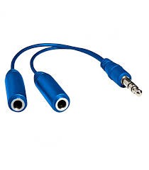 Astrum AUX 1X3,5MM Apa - 2X3,5MM Anya Jack Eloszt� K�bel 0,2M