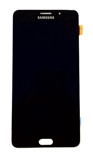 Samsung A910 Galaxy A9 Pro 2016 Fekete gy�ri LCD Kijelz�+�rint�