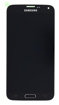 Samsung G903F Galaxy S5 Neo gy�ri Fekete Kijelz�+�rint� LCD