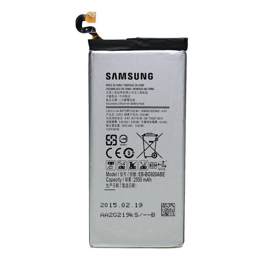 Samsung EB-BG920ABA Gy�ri Akkumul�tor 2550mAh (G920 Galaxy S6)