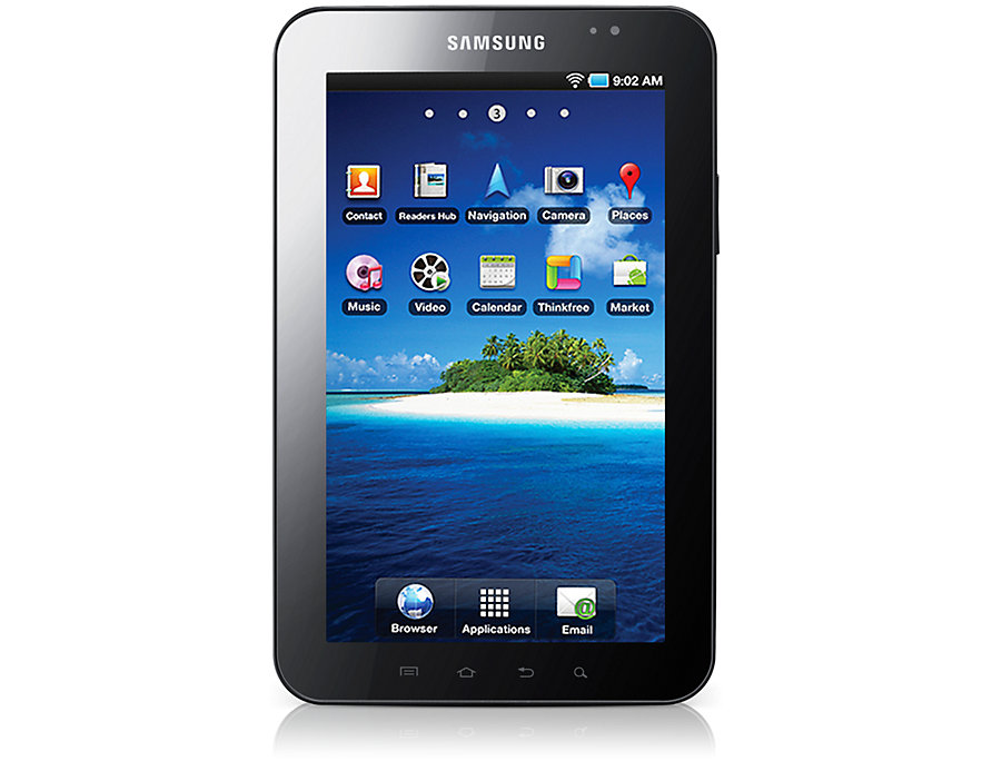 Samsung P1010 Galaxy Tab Wi-Fi LCD Kijelz�+�rint� +Keret Fekete