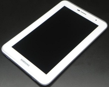 Samsung P3100 Galaxy Tab 2 7.0 LCD Kijelz�+�rint� +Keret Feh�r