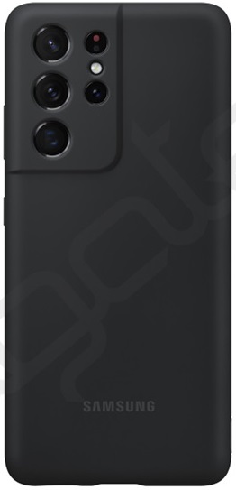Samsung Galaxy S21 Ultra gy�ri szilikon tok Fekete