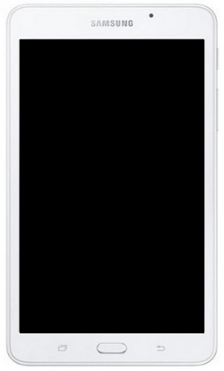 Samsung T285 Galaxy Tab A 7 LCD Kijelz�+�rint� +Keret Feh�r