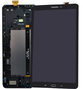 Samsung Galaxy Tab A 10.1 LTE 2016 Kijelz�+�rint�+Keret Fekete