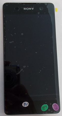 Sony F3311 Xperia E5 LCD Kijelz�+�rint�k�perny� Fekete Kerettel