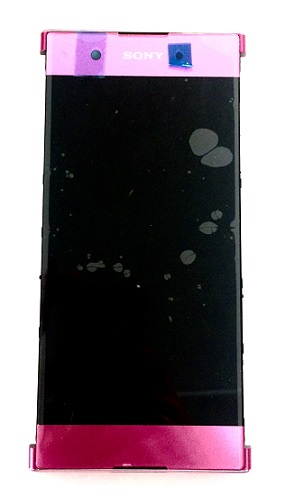 Sony G3412 Xperia XA1 Plus Dual Pink LCD Kijelz�+�rint� +Keret