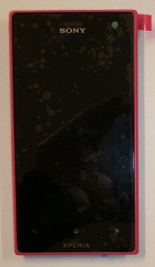 Sony LT26w Xperia Acro S LCD Kijelz�+�rint� Pink Kerettel