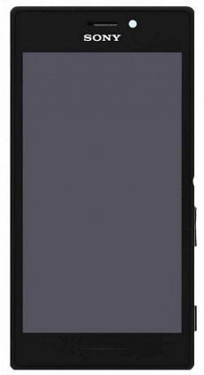 Sony Xperia M2 Aqua D2403 LCD Kijelz�+�rint�k�perny� Fekete