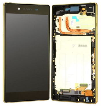 Sony Xperia Z5 LCD Kijelz�+�rint�k�perny� Arany kerettel