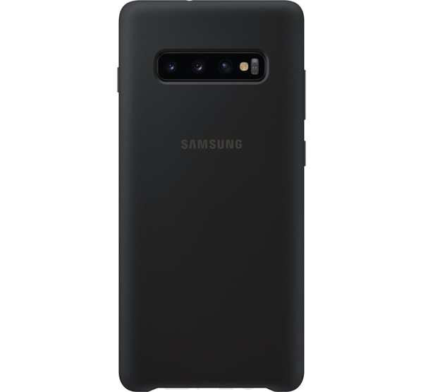 Samsung G975 Galaxy S10+ Gyri Silicone Cover Htlap Tok Fekete