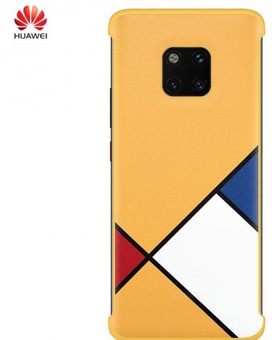 Huawei Mate 20 Pro Gy�ri m�agyag tok (S�rga / Mozaik mint�s) 