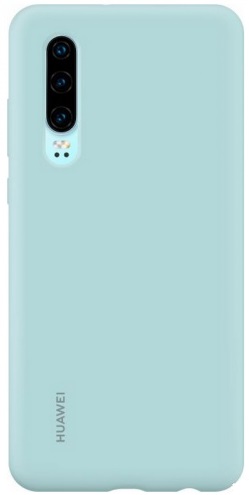 Huawei P30 Gy�ri szilikon Tok, Be�p�tett F�mlemezzel (K�k)