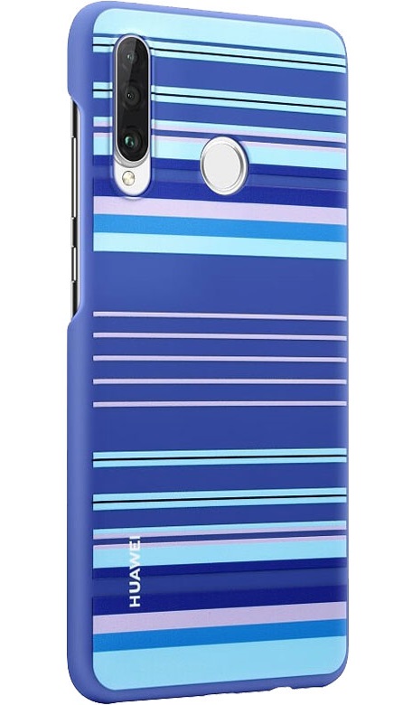 Huawei P30 Lite H�tlapv�d� Tok, K�k Cs�kos