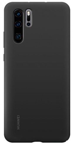 Huawei P30 Pro Gy�ri szilikon Tok (Fekete)