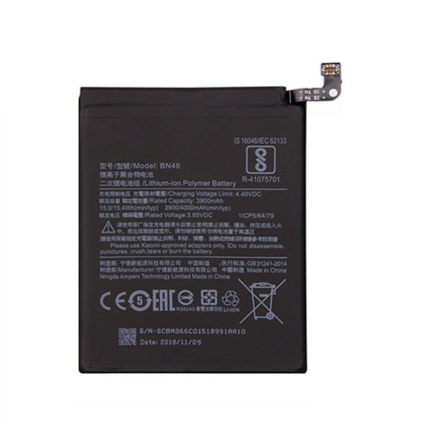 Xiaomi BN46 Gy�ri Akkumul�tor Li-Ion 4000mAh (Redmi Note 6)