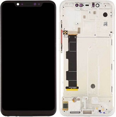 Xiaomi Mi 8 LCD Kijelz�+�rint�k�perny� Kerettel Feh�r