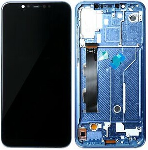 Xiaomi Mi 8 LCD Kijelz�+�rint�k�perny� Kerettel K�k
