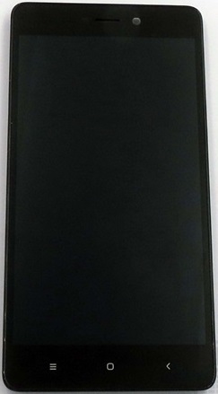 Xiaomi Redmi 3 / 3S LCD Kijelz�+�rint�k�perny� Kerettel Fekete
