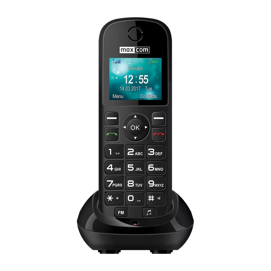 Maxcom MM35D mobiltelefon asztali tltvel, egy sim-es, krtyaf