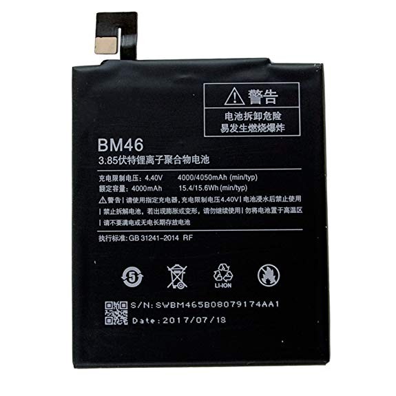 Xiaomi BM46 Gy�ri Akkumul�tor 4000Ah (Redmi Note 3)
