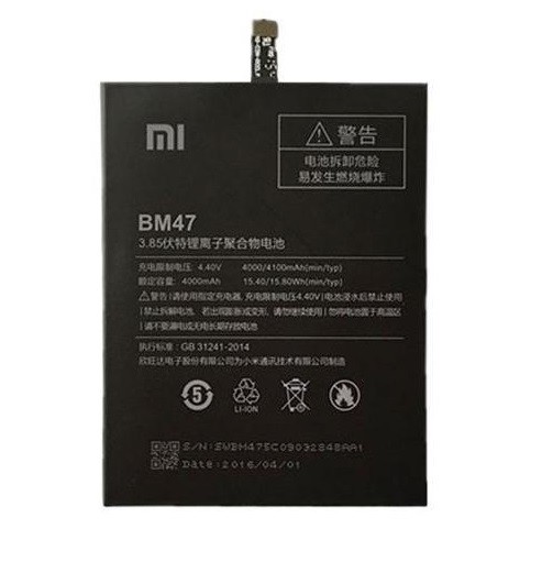 Xiaomi BM47 Gy�ri Akkumul�tor 4000Ah (Redmi 3 / Redmi 4X)