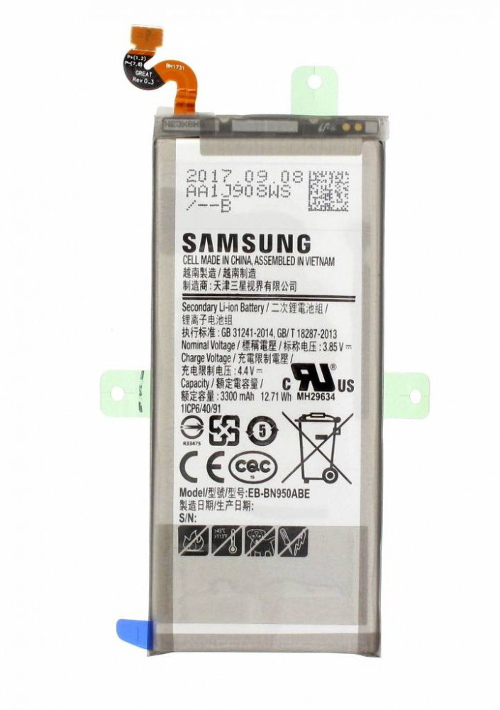 Samsung EB-BN950ABE Gy�ri Akkumul�tor 3300mAh (Note 8)