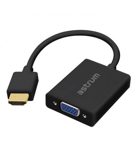 Astrum DA450 HDMI-VGA+Audio Converter adapter fekete (akt�v) 