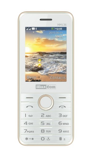 Maxcom MM136 mobiltelefon fehr-arany