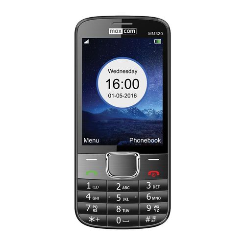 Maxcom MM320 mobiltelefon fmhzas fekete