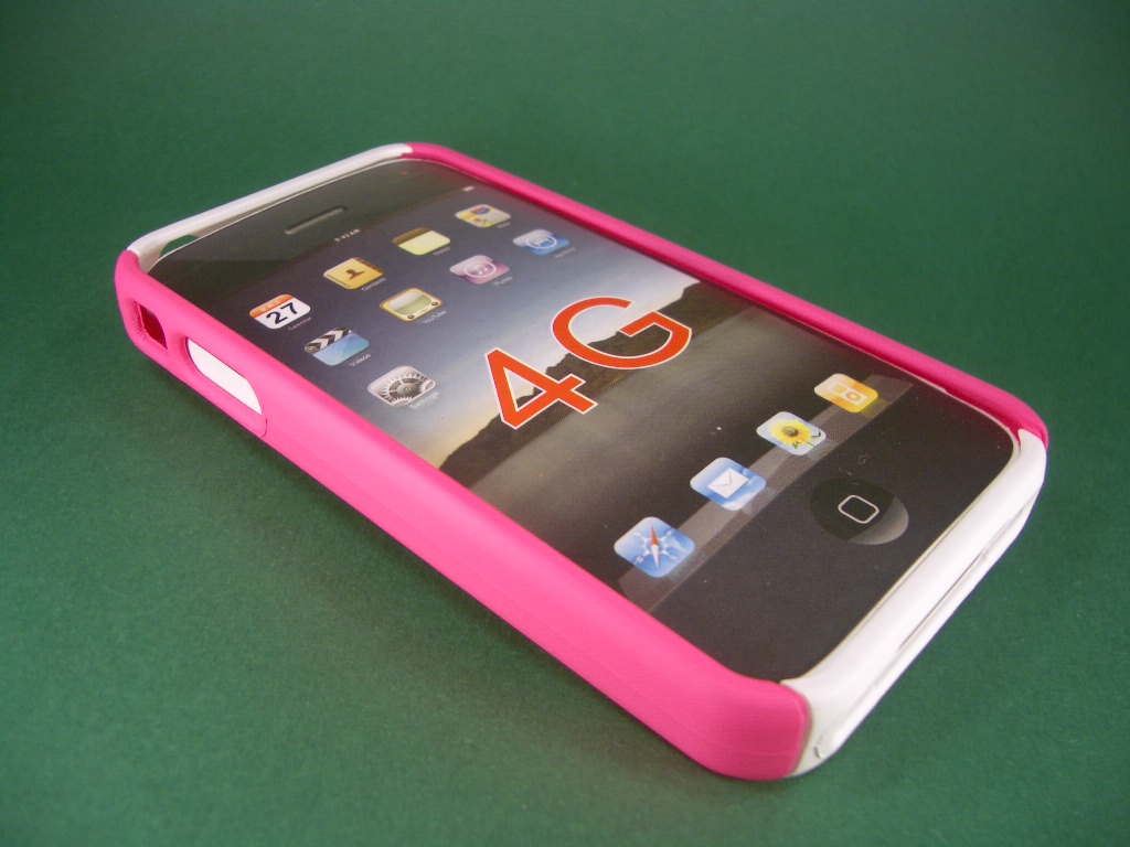 Apple Iphone 4G r�zsasz�n-feh�r tok