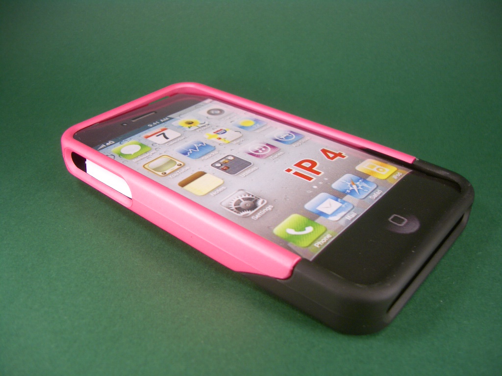 Apple Iphone 4G fekete-r�zsasz�n tok