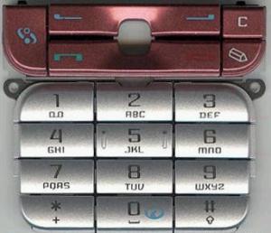 Kszlk billentyzet Nokia 3230 (piros)