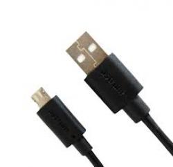 Astrum Micro USB fekete csomagolt adatk�bel 1.5M CB-U2ATD15