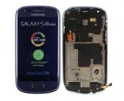 Samsung I8190 S3 Mini gy�ri (LCD)+�rint�k�perny� kerettel, k�k